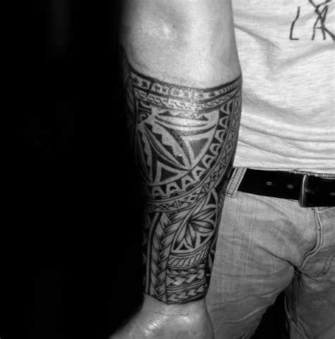 Tribal forearm tattoos for men. 60 Tribal Forearm Tattoos For Men - Manly Ink Design Ideas