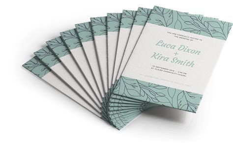 Design And Print Wedding Invitations On Canva
