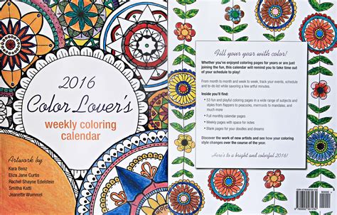 Customize your own using a wide variety of styles and formats. Coloring Calendar 2016 and Free Printable Bookmarks to ...