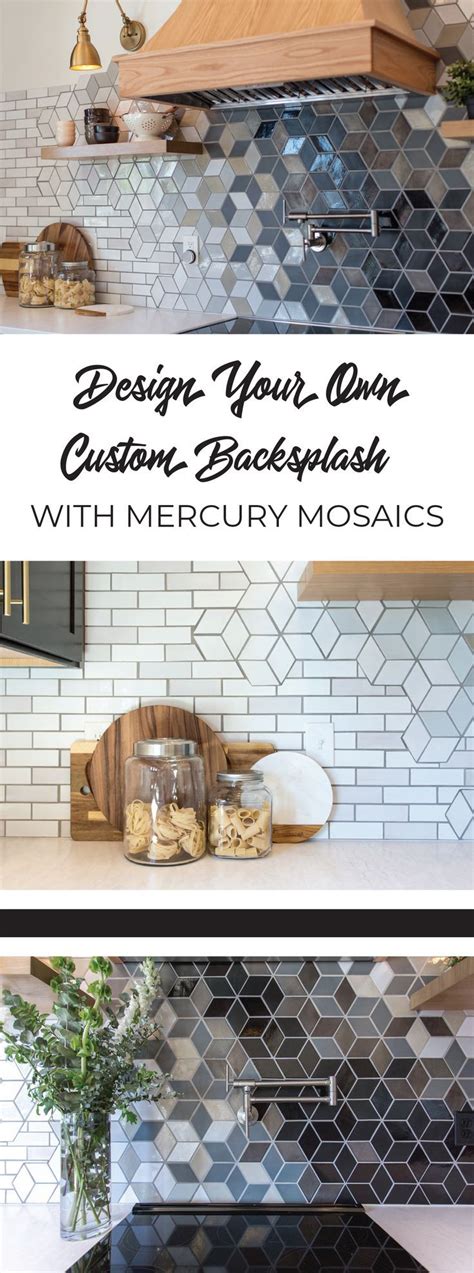 Either way, you need to figure out how will look best to lay. Design Your Own Custom Backsplash with Mercury Mosaics | handcrafted ceramic tiles | Custom ...