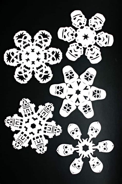 Incredible Star Wars Paper Snowflake Designs