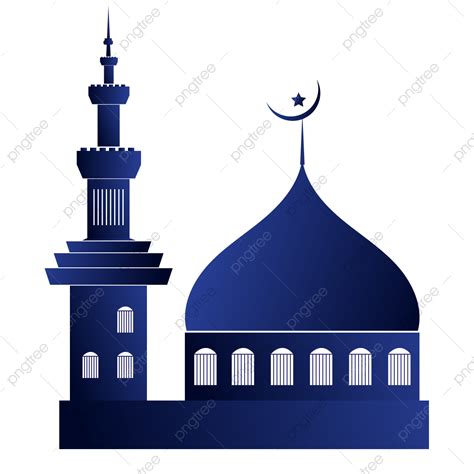 Seni Desain Elemen Masjid Sketsa Islam Arab Png Dan Vektor Dengan