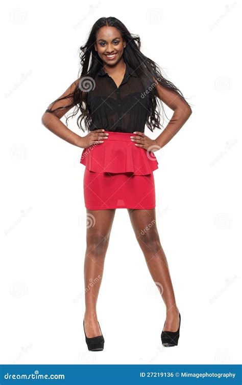 Beautiful African Girl Posing Stock Photo Image Of Female Model