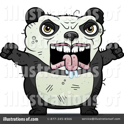 Ugly Panda Clipart 1103340 Illustration By Cory Thoman