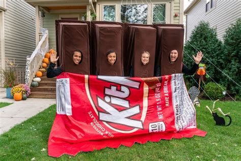 Group Halloween Costume Kit Kat Candy Bar Popsugar Food