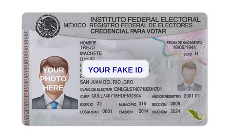 Mexico Fake Id Template Your Fake Id Templates