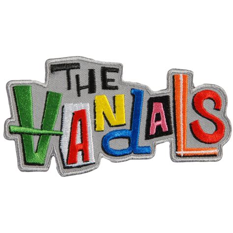 Vandals Mens Logo Embroidered Patch Grey