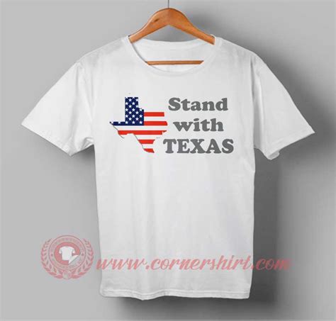 Stand With Texas T Shirt Hurricane Harvey T Shirt Custom Design T