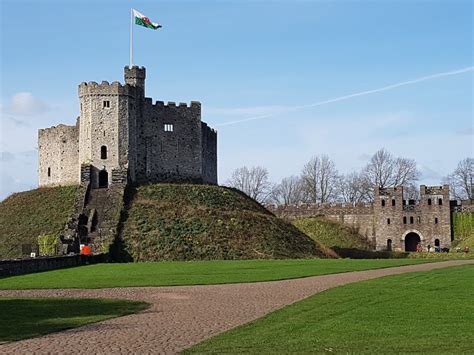 Cardiff Castle Motte And Bailey Photo