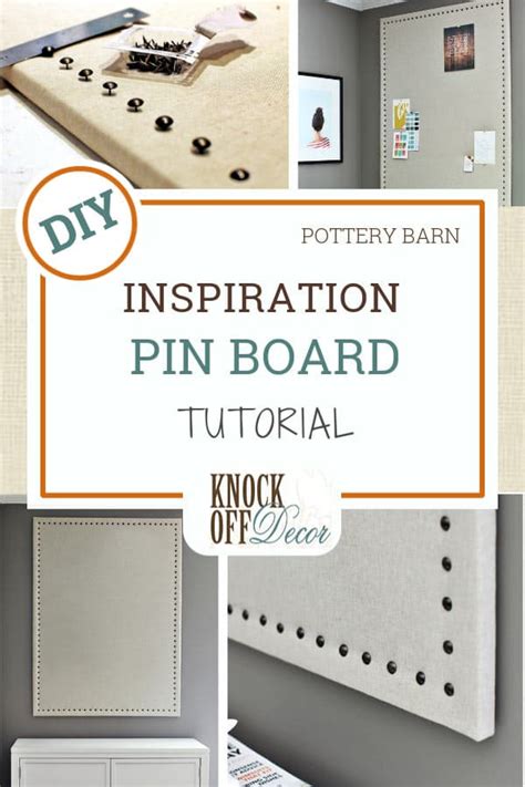 Diy Inspiration Pin Board Pottery Barn Look