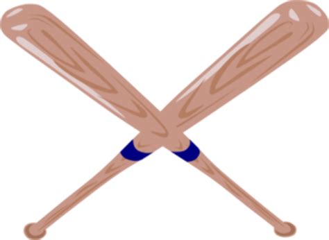 Download High Quality Baseball Bat Clipart Crossed Transparent Png
