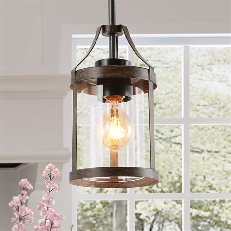 I was at homegoods over the weekend and i found the perfect farmhouse style pendant lights for our kitchen island. Farmhouse Kitchen Pendant Lights Mini Wood Hanging Ceiling ...