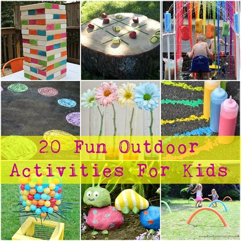 Fun Outdoor Activities For Kids