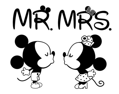 Dibujo Mickey Y Minnie Beso Kulturaupice