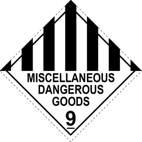 Dangerous Goods Placards Miscellaneous Dangerous Goods Seton