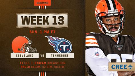 How To Watch Cleveland Browns At Tennessee Titans On December 6 2020