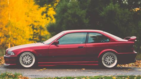 Red Coupe With Spoiler Bmw Car Bmw E36 Hd Wallpaper Wallpaper Flare