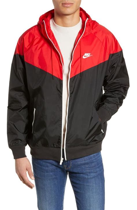 Black And Red Nike Jacket Windrunner Jacket Nike Sportswear Nyc Clothes