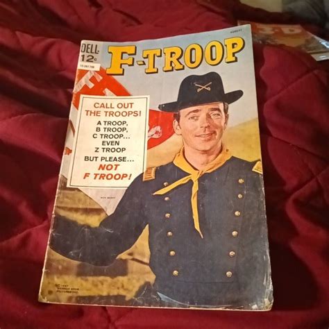 F Troop 7 Dell Rare Last Comic 1967 Silver Age Photo Cover Ken Berry