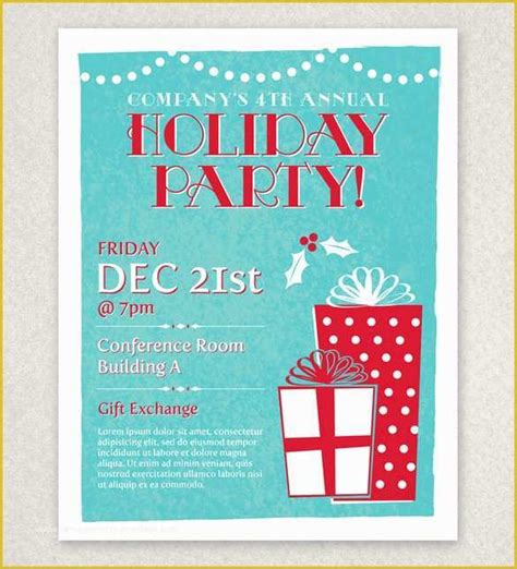 Free Christmas Flyer Templates Microsoft Word Of 27 Holiday Party Flyer