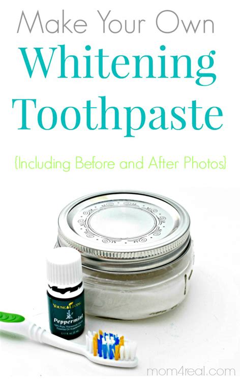 Homemade Natural Whitening Toothpaste Recipe Mom 4 Real