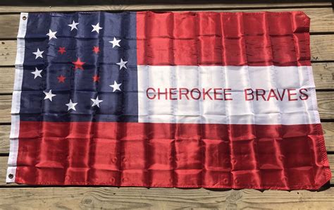 Cherokee Braves Flag Rebel Nation