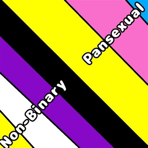 Non Binary Pansexual Flag Wallpaper Non Binary Flags Pride Products