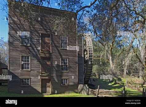 California Napa Valley Bale Grist Mill State Historic Park Grist Mill