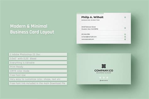 Polka is a unique, creative and professional business card design template. Modern & Minimal Business Card Layout