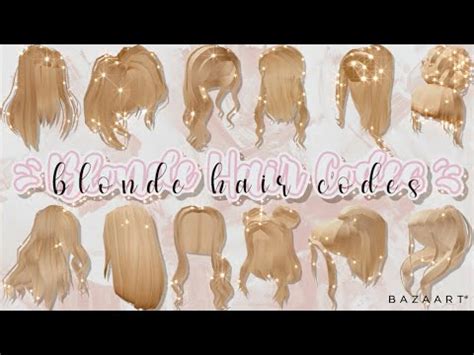 Heyy guys here are 50+ brown roblox hair codes you can use on games such as bloxburg! Aesthetic Blonde Hair Codes | Part 3! | Roblox Bloxburg ...