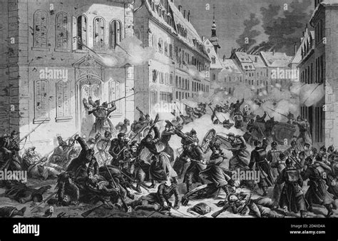 Street Fight In Le Mans 12th January 1871 Illustrated War History