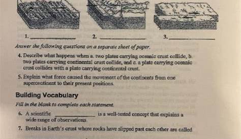 Plate Tectonics Review And Reinforce Sea Floor Spreading Answer Key