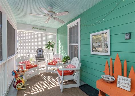 Seven Tybee Island Porches That Rock Mermaid Cottages On Tybee Island Ga