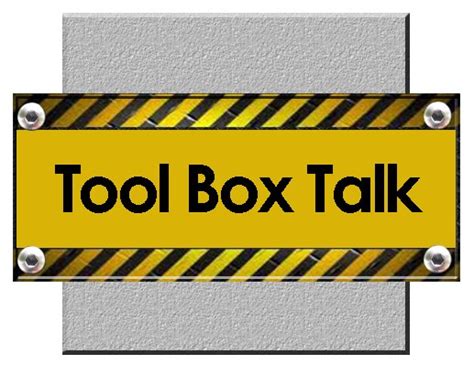 Free Toolbox Talks Osha Safety Topics Construction Hse Images Videos