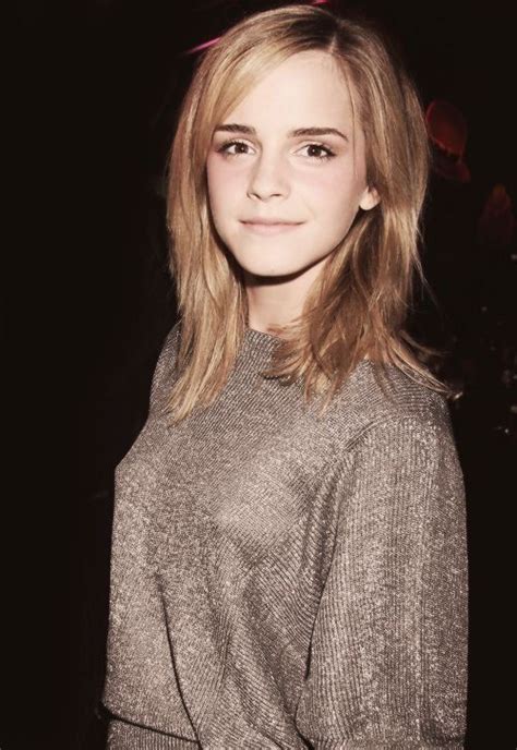 Emma Watson Cute And Confident In A Sheer Silver Blouse Braless Star