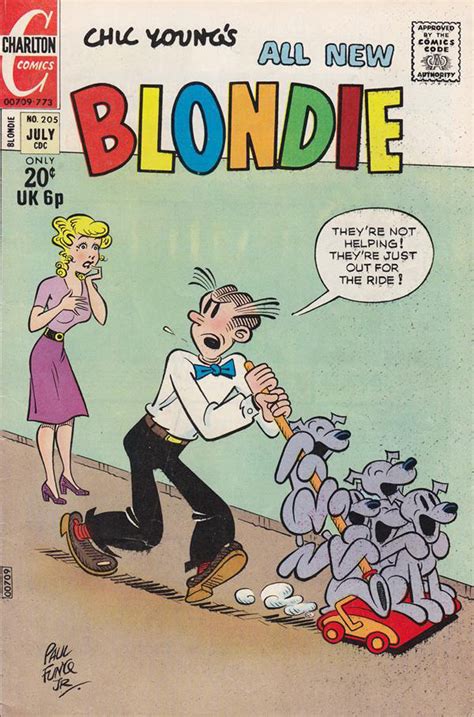 Comic Mint Animation Art Blondie 205 1973 Paul Fung Jr