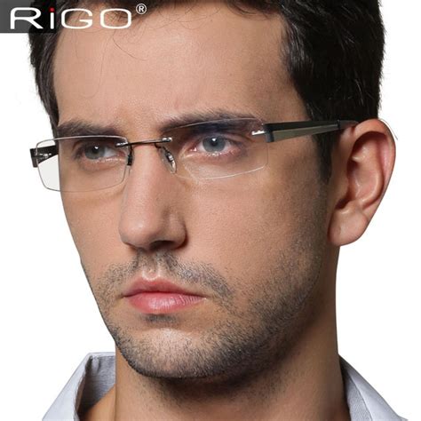 Free Shipping Rimless Eyeglasses Frame Titanium Male Ultra Light