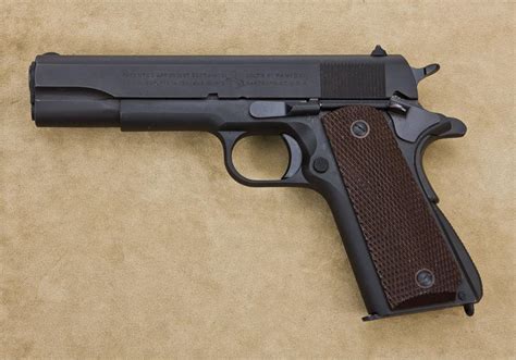 Colt Model 1911a1 45 Acp Caliber Semiautomatic Pistol Parkerized