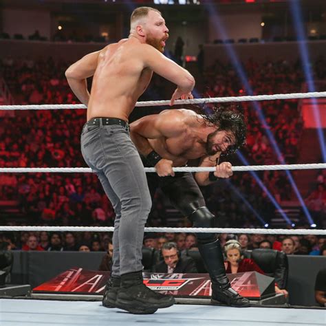 Seth Rollins Vs Dean Ambrose Intercontinental Championship Match