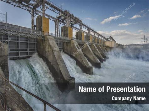 Environmental Hydroelectric Power Plant Powerpoint Template