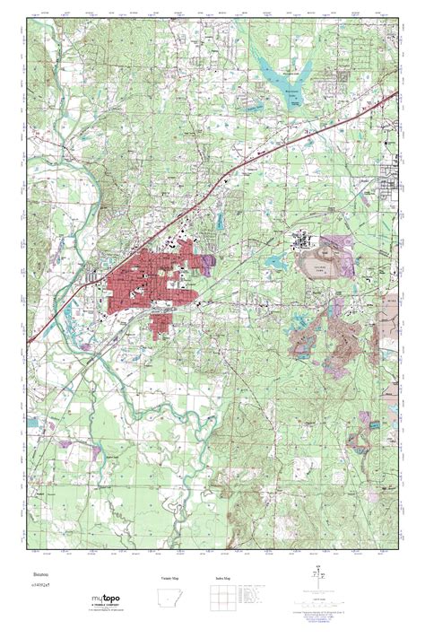 Mytopo Benton Arkansas Usgs Quad Topo Map