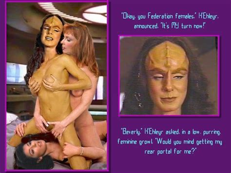Post 1676476 Beverly Crusher Deanna Troi Gates Mcfadden K Ehleyr Klingon Marina Sirtis Star