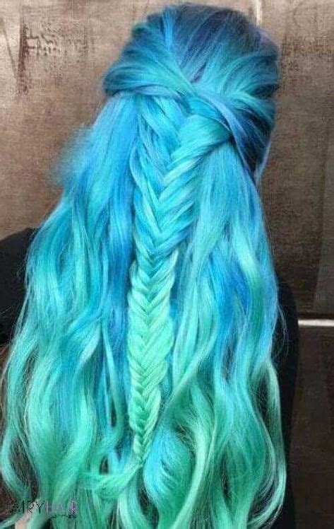 37 breathtaking mermaid inspired hairstyles with hair extensions cotton candy hair hair