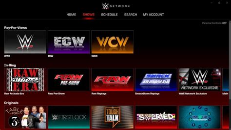 Here are all the details on. WWE Network - Download
