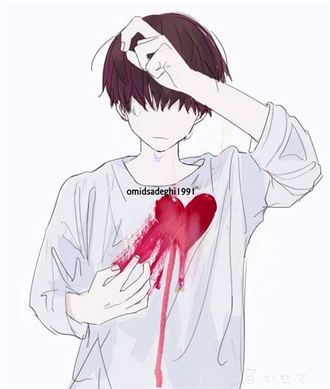 Broken Hearted Heartbroken Sad Anime Drawings