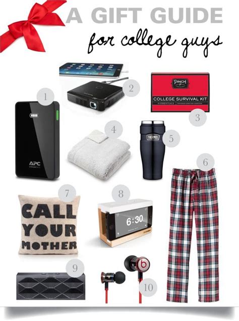 College students can spend four or more years in a home away from home, where they create a microcosm environment for their daily lives. Gift Guide for College Guys | gift ideas | Graduation ...