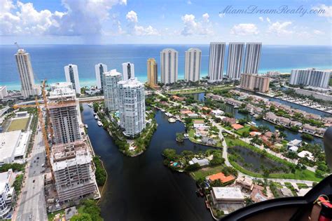 Helicopter Tour Of Prive Island Aventura And Sunny Isles Beach Skyline