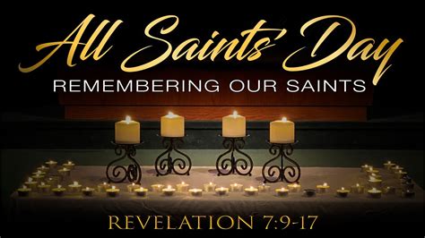 All Saints Day Remembering Our Saints Youtube