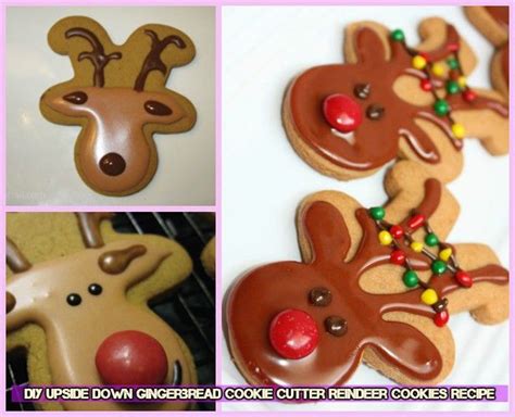 We've found a way to brings these favorites together in a run knife around edge of cupcakes to loosen; DIY Upside Down Gingerbread Cookie Cutter Reindeer Cookies ...