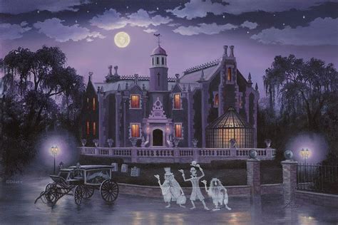 Haunted Mansion Disney World Art 898x600 Wallpaper